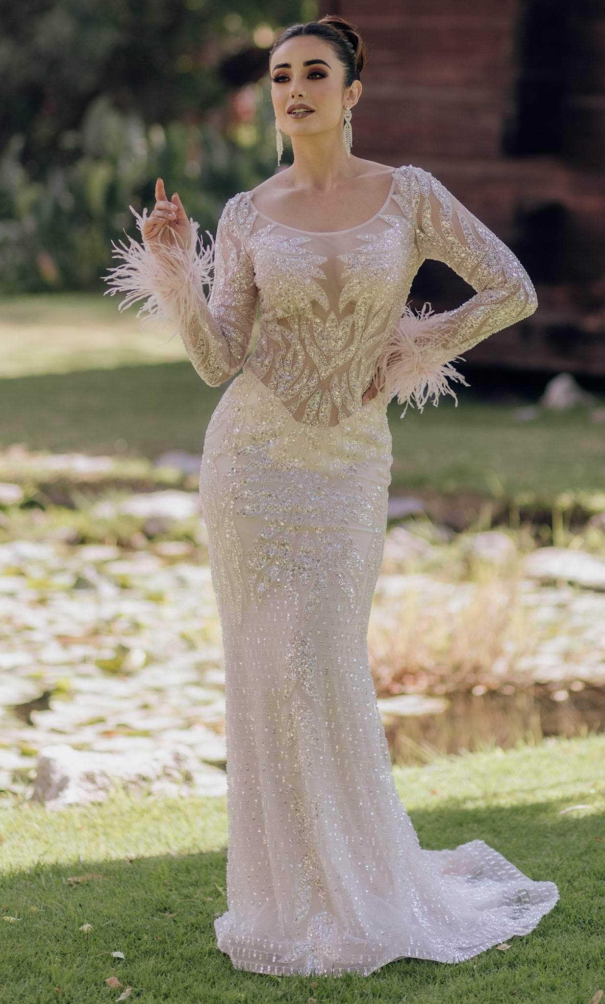 terani couture mermaid dress Off Shoulder Mermaid Embroidered Evening Dress