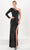 Tiffany Designs 16053 - Cutout Sequin Evening Gown Special Occasion Dress 0 / Black
