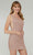 Tiffany Homecoming 27382 - One Shoulder Cocktail Dress Homecoming Dresses 0 / Sparkle Rose