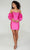 Tiffany Homecoming 27383 - Balloon Sleeve Short Dress Cocktail Dresses 0 / Fuchsia
