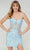 Tiffany Homecoming 27401 - Corset Cocktail Dress Cocktail Dresses 0 / Sky
