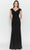 Poly USA 8558 - Embroidered Jersey V-Neck Evening Dress Special Occasion Dress