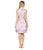 Adrianna Papell - 41919570 Metallic Jacquard  Floral Cocktail Dress Special Occasion Dress