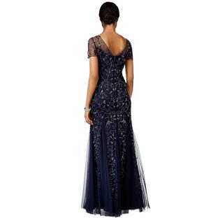 Adrianna Papell - 91918840 Beaded Illusion V-neck Sheath Dress Couture Candy Adrianna Papell - 91918840 Beaded Illusion V-neck Sheath Dress Couture Candy