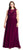 Adrianna Papell - AP1E203102 Filigree Beaded Embroidered Tulle Gown Special Occasion Dress 0 / Cabernet