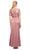 Adrianna Papell - AP1E205141 Embroidered Bateau Satin Sheath Dress Mother of the Bride Dresses