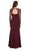 Adrianna Papell - AP1E206039 Beaded Long Sleeve Square Neck Long Dress Evening Dresses