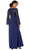 Adrianna Papell AP1E206072 P - Long Bell Sleeve V-Neck Evening Dress Mother of the Bride Dresses