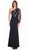 Adrianna Papell - AP1E206525 Embellished Asymmetric Trumpet Dress Evening Dresses