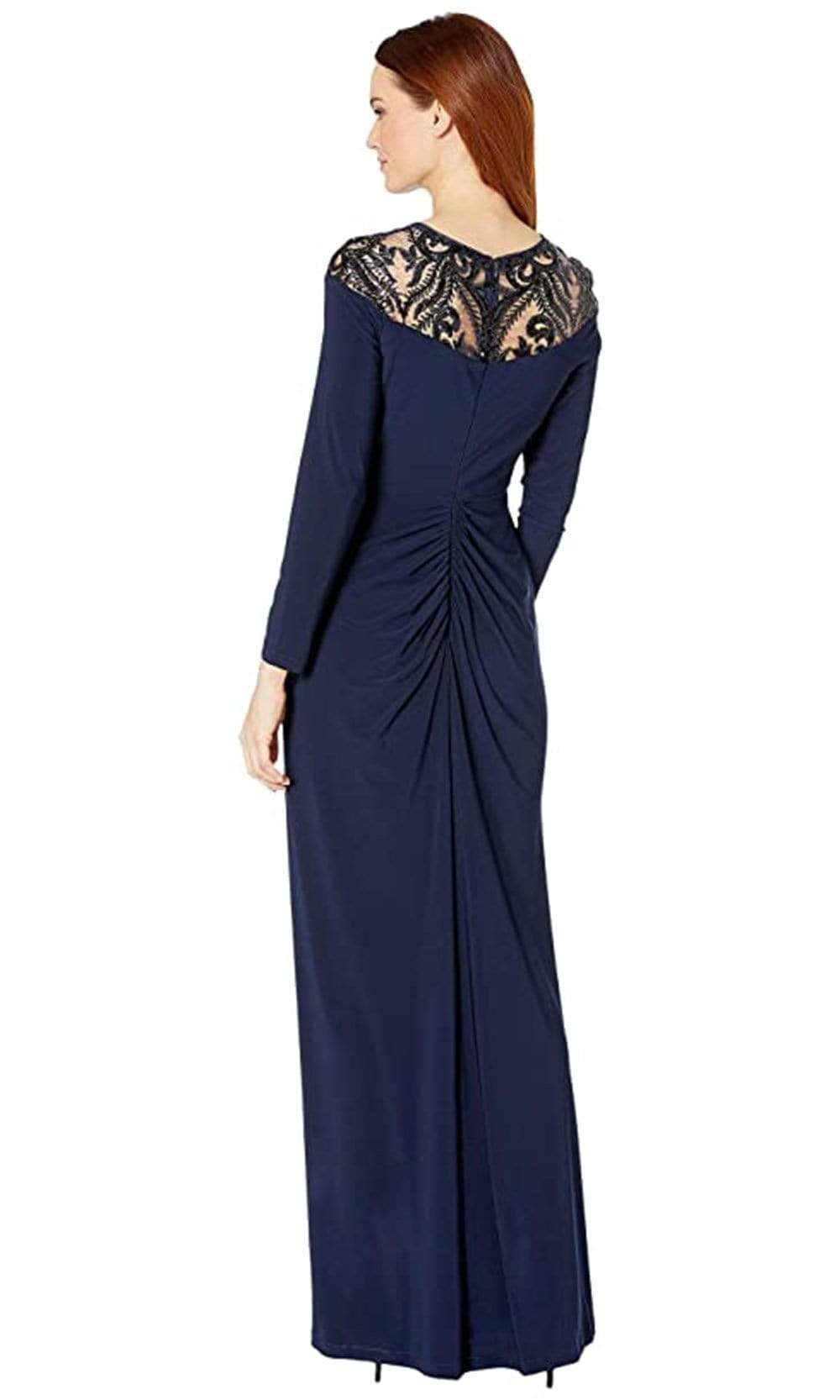 Adrianna Papell - AP1E206953 Embellished Long Sleeve Sheath Dress Couture Candy Adrianna Papell - AP1E206953 Embellished Long Sleeve Sheath Dress Couture Candy