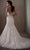 Adrianna Papell Platinum - 31013 Lace Drape Bateau Trumpet Bridal Gown Wedding Dresses