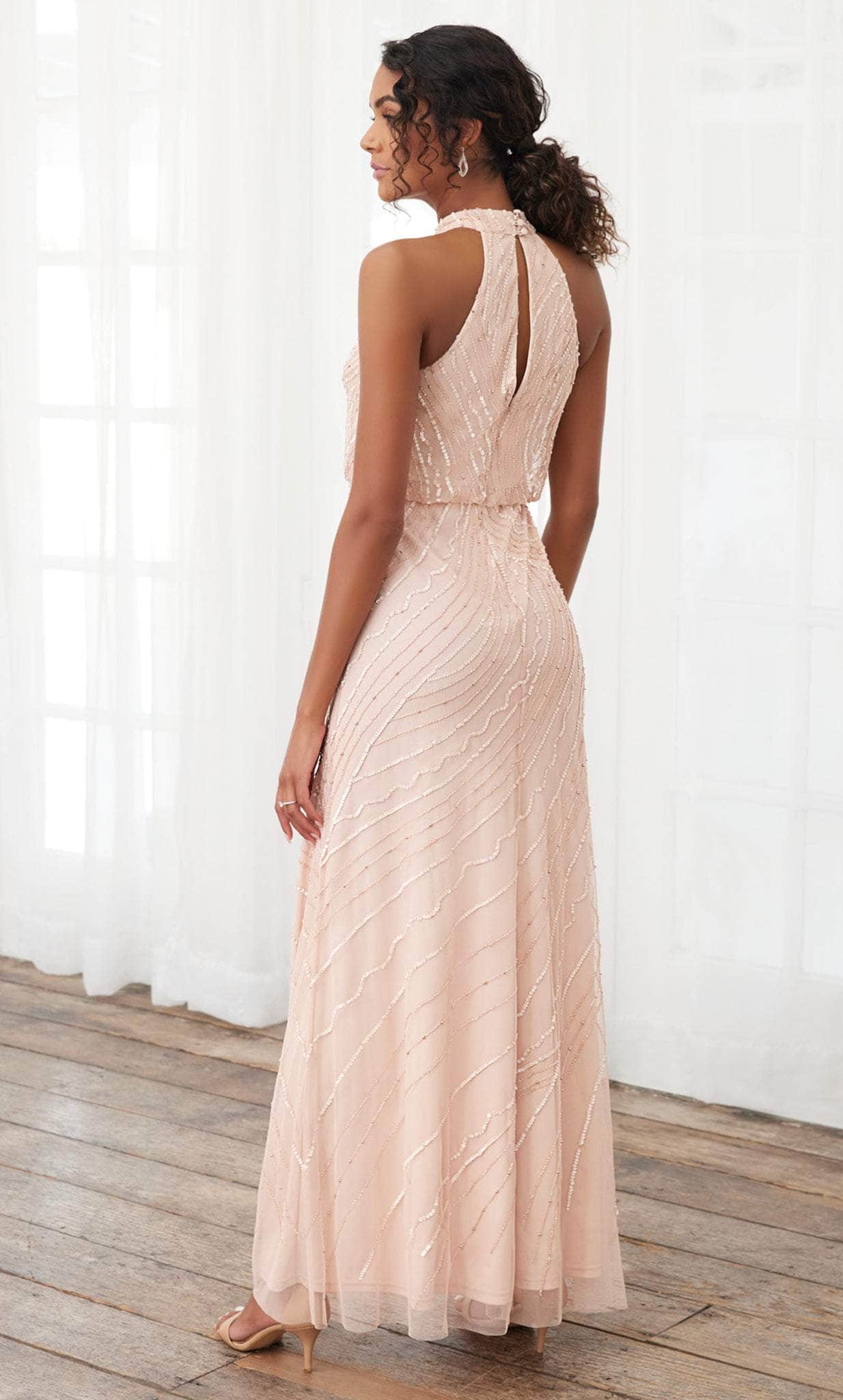 long column dresses Sheath Off-The-Shoulder Long Sleeves Satin/Sequined Prom Dresses Black / 00