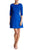Adrianna Papell - Quarter Length Sleeves Ponte A-Line Dress 15247232 Special Occasion Dress 2P / Royal