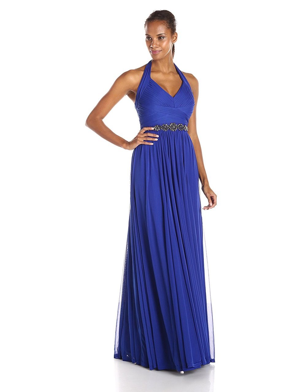 Adrianna Papell - Ruched Halter Strap Neck Dress 91907460 Couture Candy Adrianna Papell - Ruched Halter Strap Neck Dress 91907460 Couture Candy