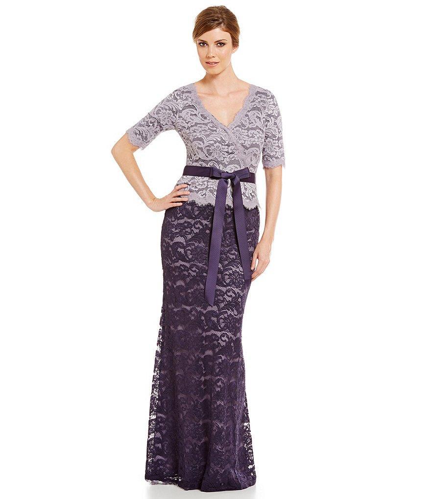 adrianna papell scalloped lace dress Adrianna Papell