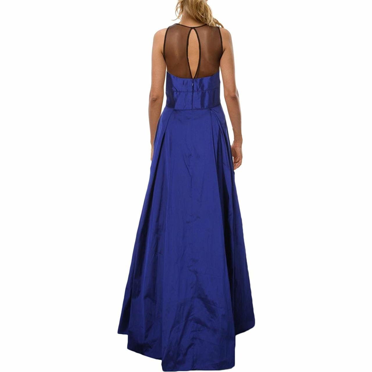 aidan mattox pleated dress Aidan Mattox Pleated Maxi Dress | Grey
