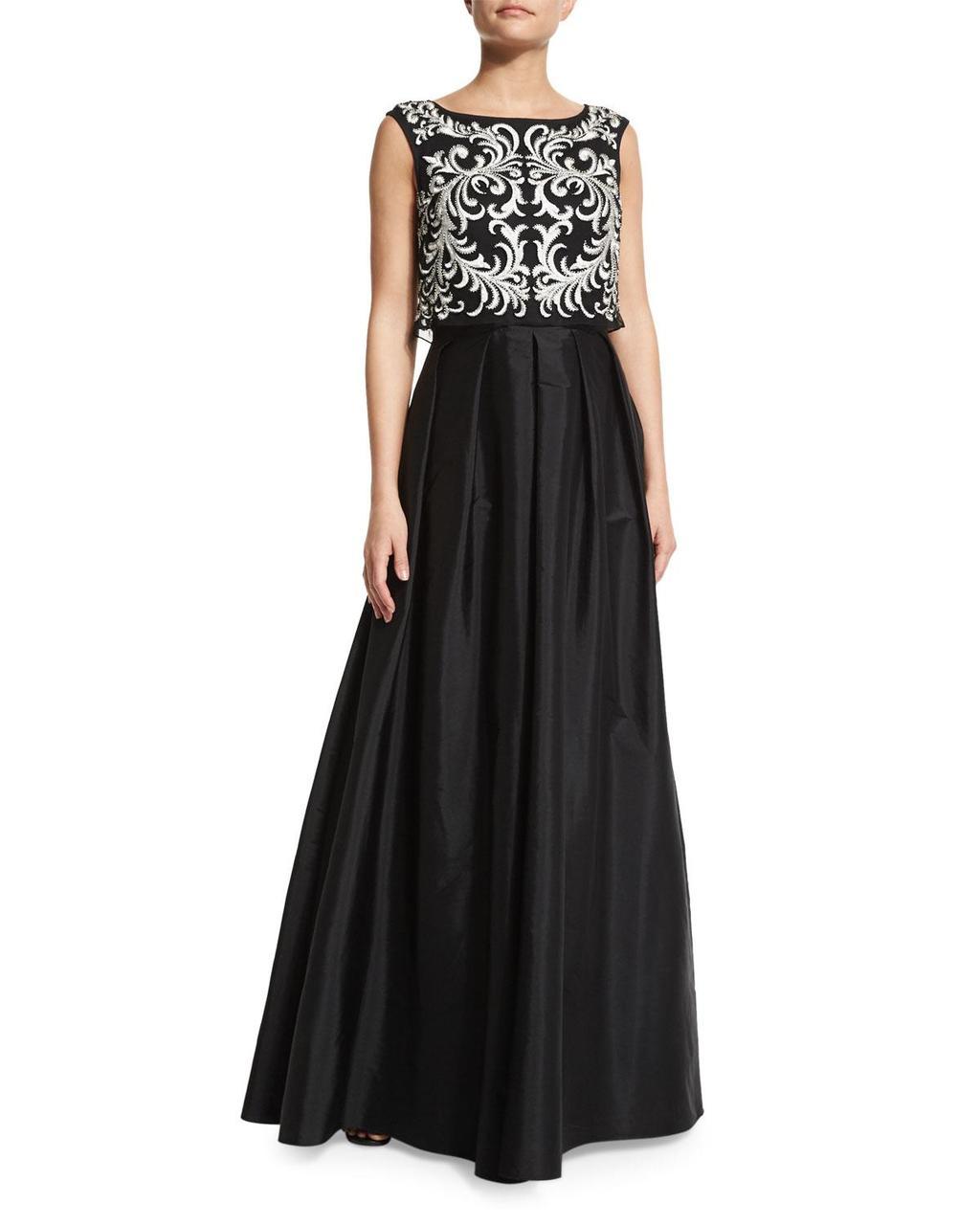Aidan Mattox - Embroided A line Long Dress 54470750 Aidan Mattox - Embroided A line Long Dress 54470750