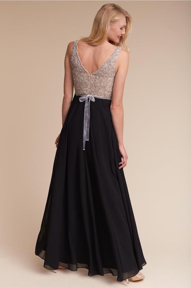Aidan Mattox - MD1E200982 Beaded V-neck Chiffon A-line Dress Aidan Mattox - MD1E200982 Beaded V-neck Chiffon A-line Dress