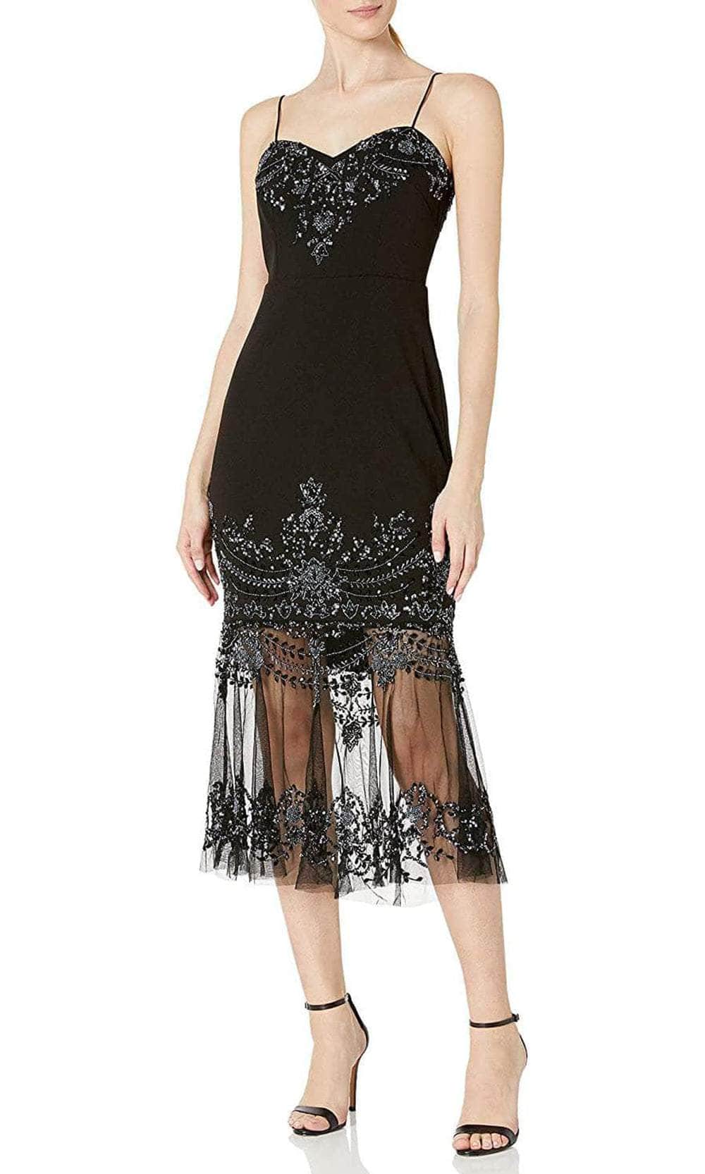 Aidan Mattox MD1E202124 - Beaded Illusion Evening Dress Couture Candy Aidan Mattox MD1E202124 - Beaded Illusion Evening Dress Couture Candy