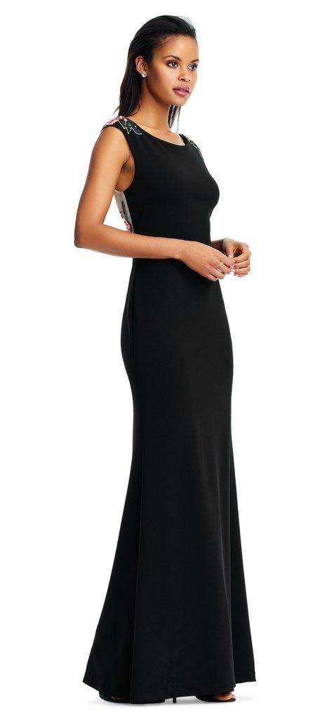 Aidan Mattox - MD1E202412 Embellished Taffeta Bateau Trumpet Dress Aidan Mattox - MD1E202412 Embellished Taffeta Bateau Trumpet Dress