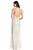 Aidan Mattox - MD1E202819 Lattice Beaded Gown with Criss Cross Back Evening Dresses