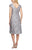 Alex Evenings - 1121570 Sequined Rosette Lace A-line Dress Cocktail Dresses