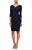 Alex Evenings - 134134 Quarter Sleeves Surplice Bodice Sheath Dress Special Occasion Dress