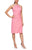 Alex Evenings - 134165 Beaded Halter Neck Fitted Cocktail Dress Cocktail Dresses 2 / Guava