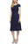Alex Evenings - 2121570 Bateau Rosette Lace A-Line Dress Cocktail Dresses