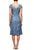Alex Evenings - 2121570 Bateau Rosette Lace A-Line Dress Cocktail Dresses