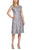 Alex Evenings - 2121570 Bateau Rosette Lace A-Line Dress Cocktail Dresses 6P / Dove