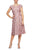 Alex Evenings - 2121570 Bateau Rosette Lace A-Line Dress Cocktail Dresses 6P / Rose