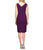 Alex Evenings - 234005 Faux Wrap Fitted Dress with Jewel Accent Cocktail Dresses