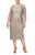 Alex Evenings - 412264 Square Neck Lace Tea Length Dress Mother of the Bride Dresses
