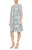 Alex Evenings - 81122202 Embroidered Lace Mock Jacket Jersey Dress Mother of the Bride Dresses 8 / Ice Sage