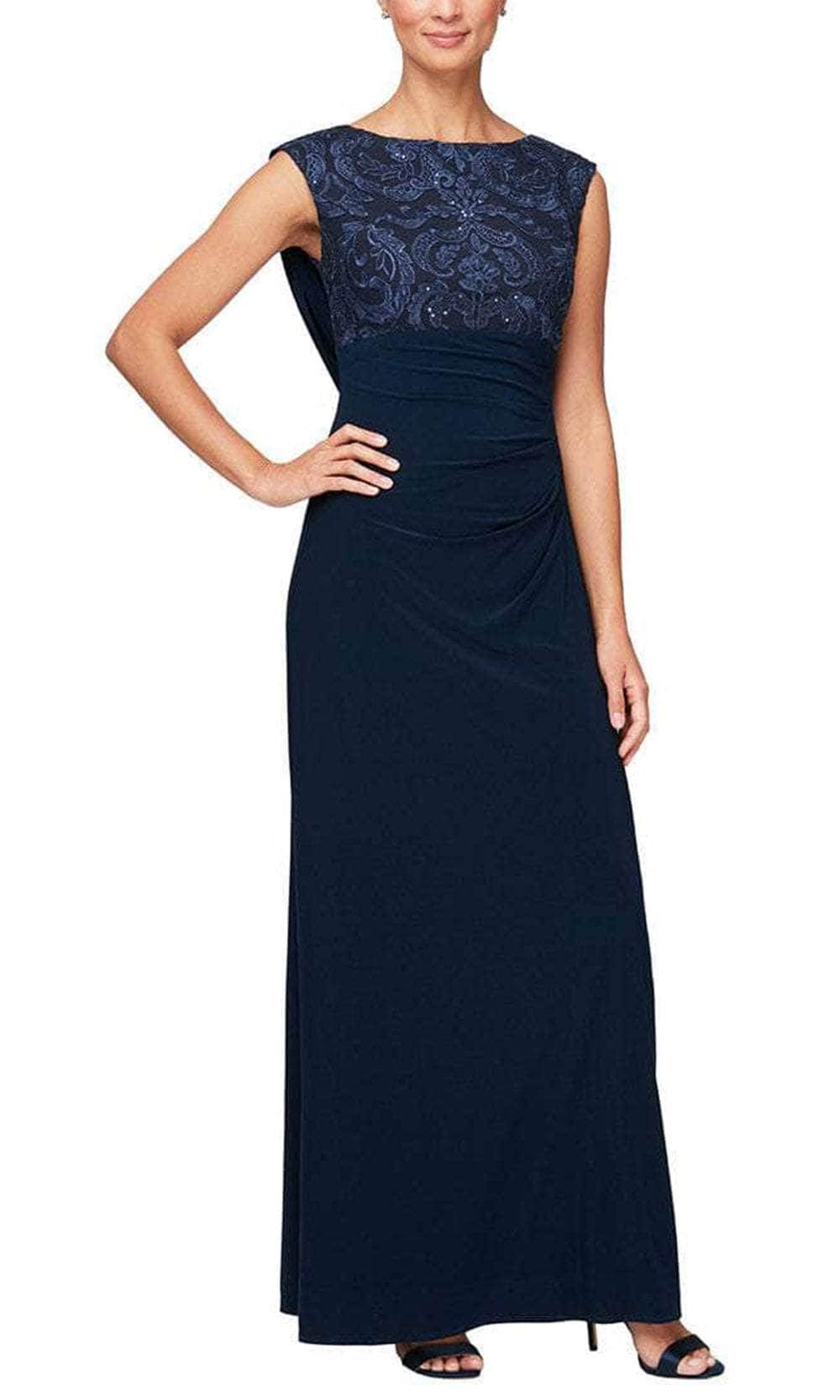 Alex Evenings - 81171137 Cowl Back Long Dress Couture Candy Alex Evenings - 81171137 Cowl Back Long Dress Couture Candy