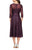 Alex Evenings - 8117835 Quarter Sleeves Embroidered A-Line Dress Mother of the Bride Dresess