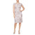 Alex Evenings - 8117953 Floral Laced Midi Dress Mother of the Bride Dresses 4 / Blush