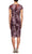 Alex Evenings - 8117953 Floral Laced Midi Dress Special Occasion Dress