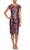 Alex Evenings - 8117953 Floral Laced Midi Dress Special Occasion Dress