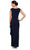 Alex Evenings - 81351473 Embroidered Jewel Neck Sheath Dress Evening Dresses