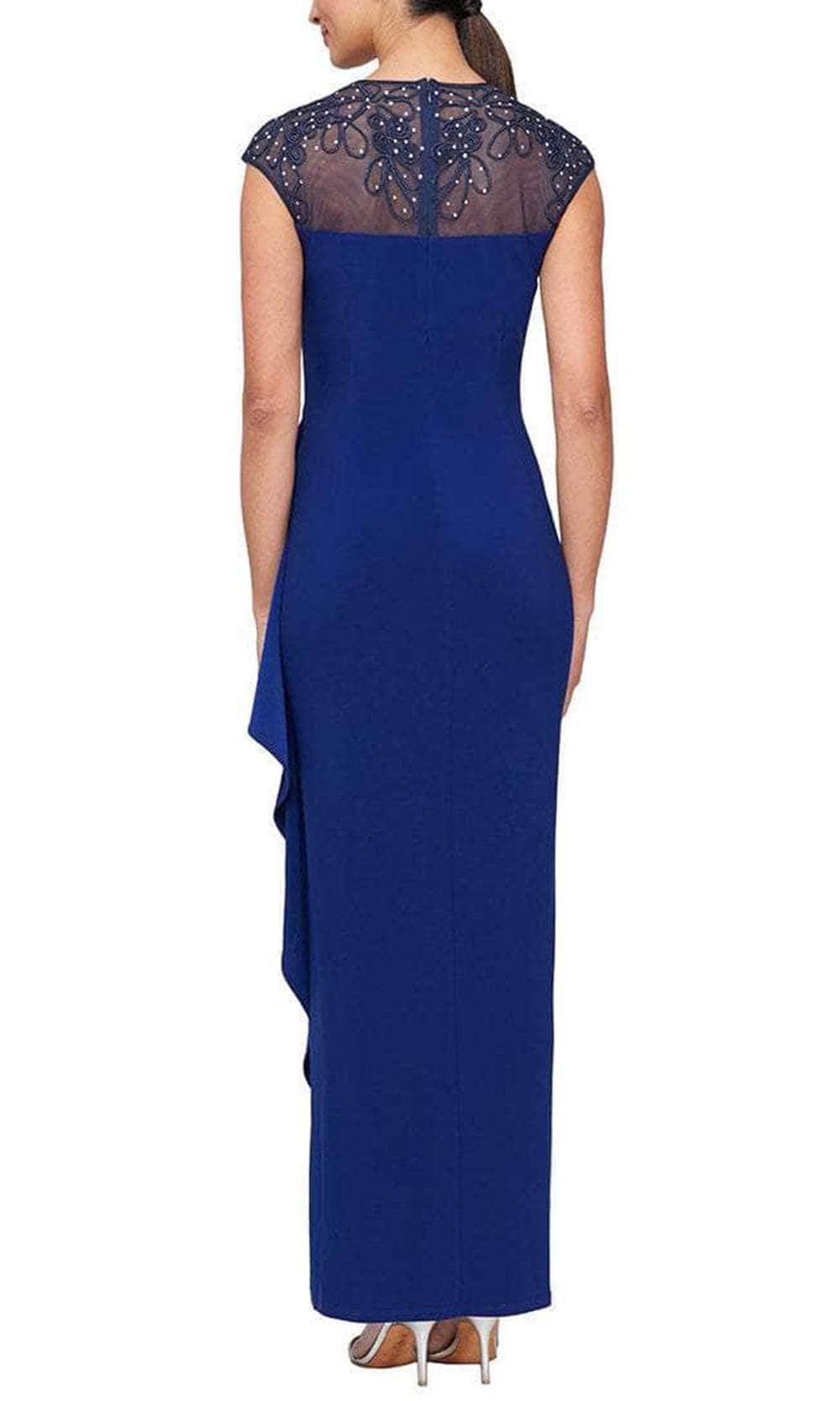 Alex Evenings Embroidered Empire Gown Black / 14 Alex Evenings Embroidered Empire Gown Black / 14