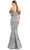 Alexander By Daymor 1650F22 - Ruffled Sleeve Metallic Evening Gown Special Occasion Dress