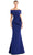 Alexander By Daymor 1661F22 - Off Shoulder Pleated Evening Gown Special Occasion Dress