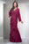 Alyce Paris - 29292 Layered Chiffon Dress with Long Sleeved Jacket CCSALE 16 / Berry