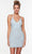 Alyce Paris 4506 - Sleeveless Beaded Cocktail Dress Special Occasion Dress 000 / Powder Blue