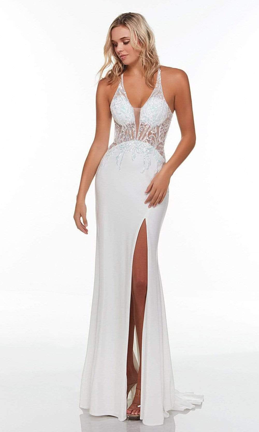 plunging neck high slit dress Buy Amarra Dress Style 88316