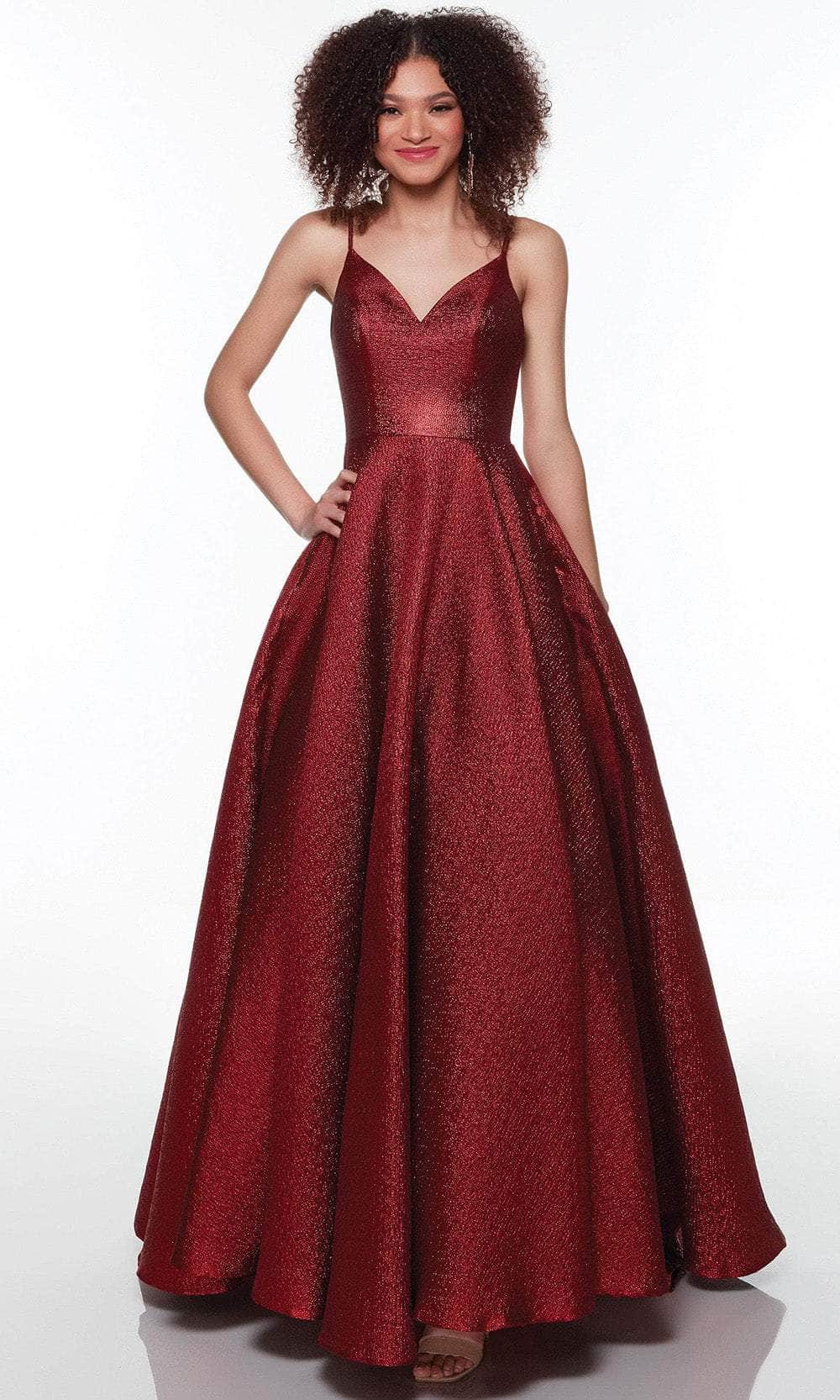 Alyce Paris 61258 - Sleeveless V-neck Evening Gown Couture Candy Alyce Paris 61258 - Sleeveless V-neck Evening Gown Couture Candy