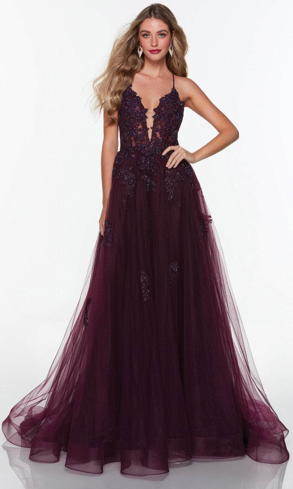 Alyce Prom Dress 61263 - Rosewood Alyce Prom Dress 61263 - Rosewood