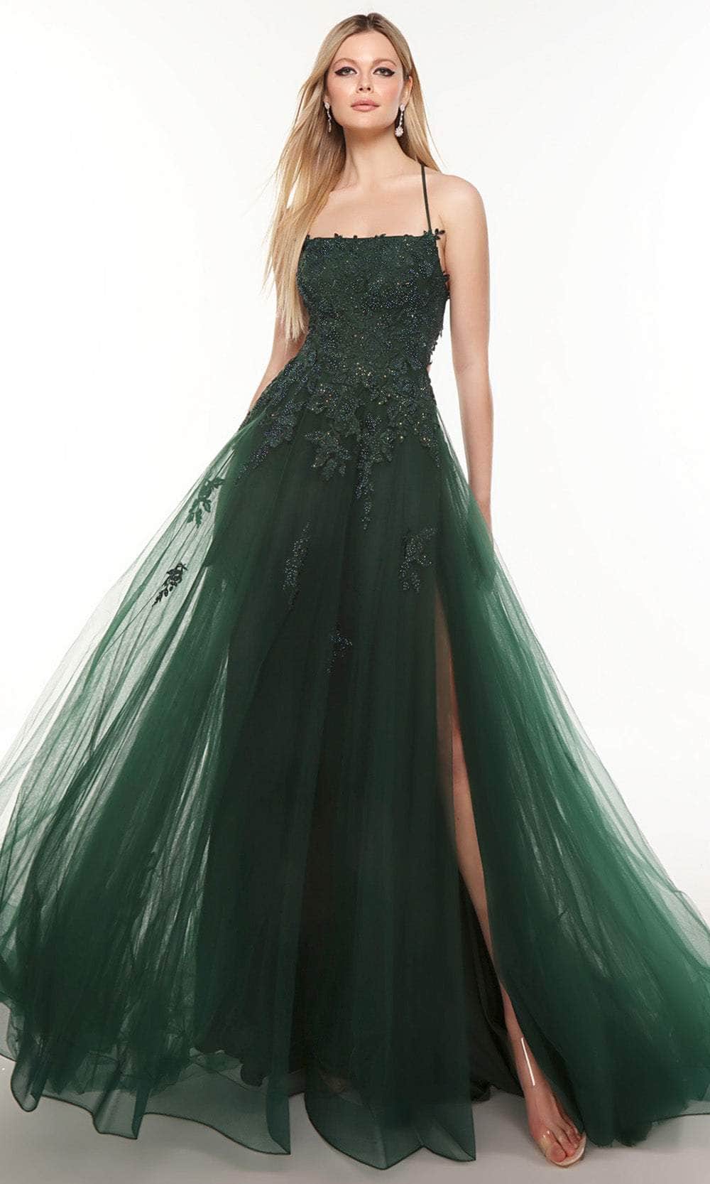 Alyce Paris 61286 - Straight Neck Prom Dress Alyce Paris 61286 - Straight Neck Prom Dress